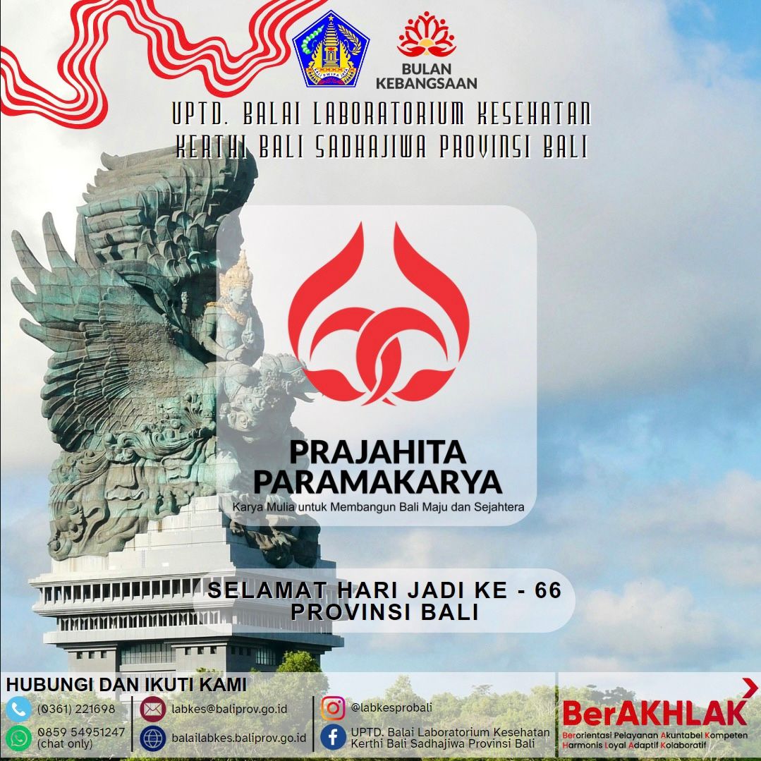 Selamat Hari Jadi Provinsi Bali ke-66