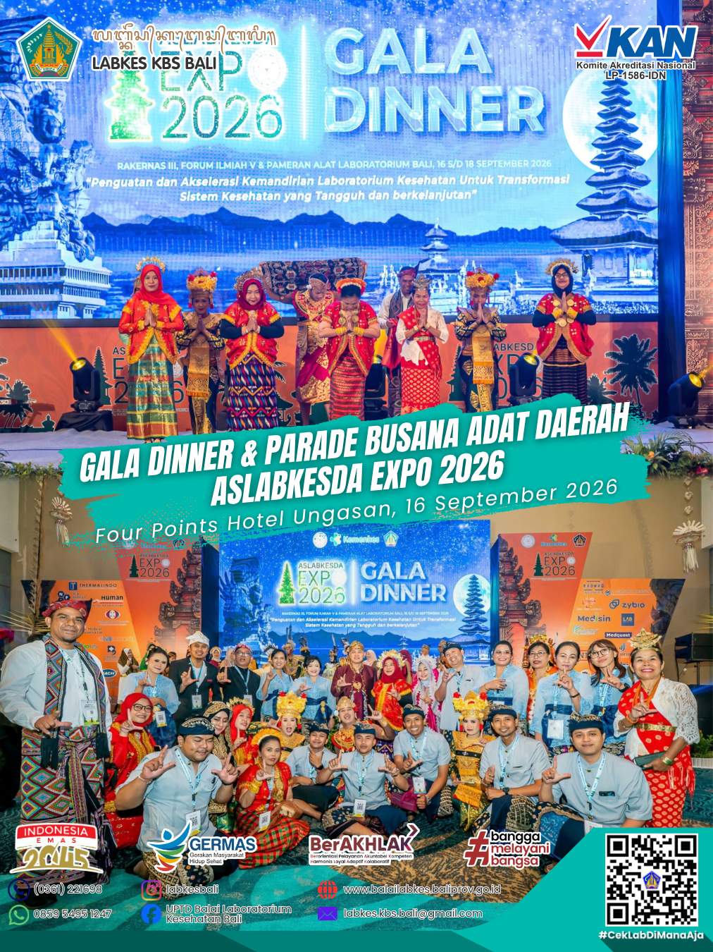 GALA DINNER DAN PARADE BUSANA ADAT DAERAH ASLABKESDA EXPO 2026