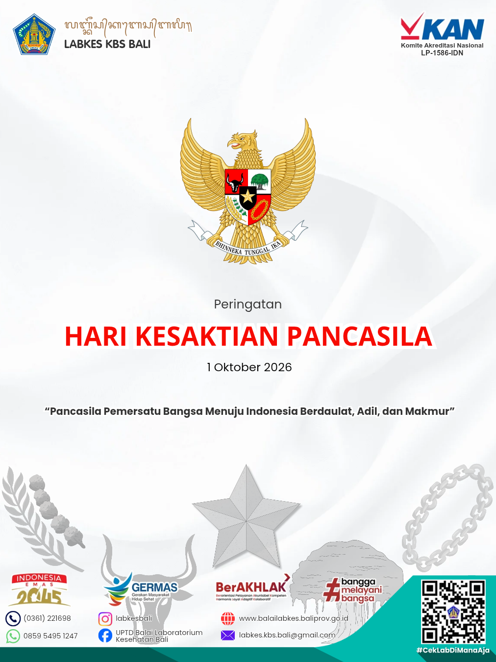 MEMPERINGATI HARI KESAKTIAN PANCASILA