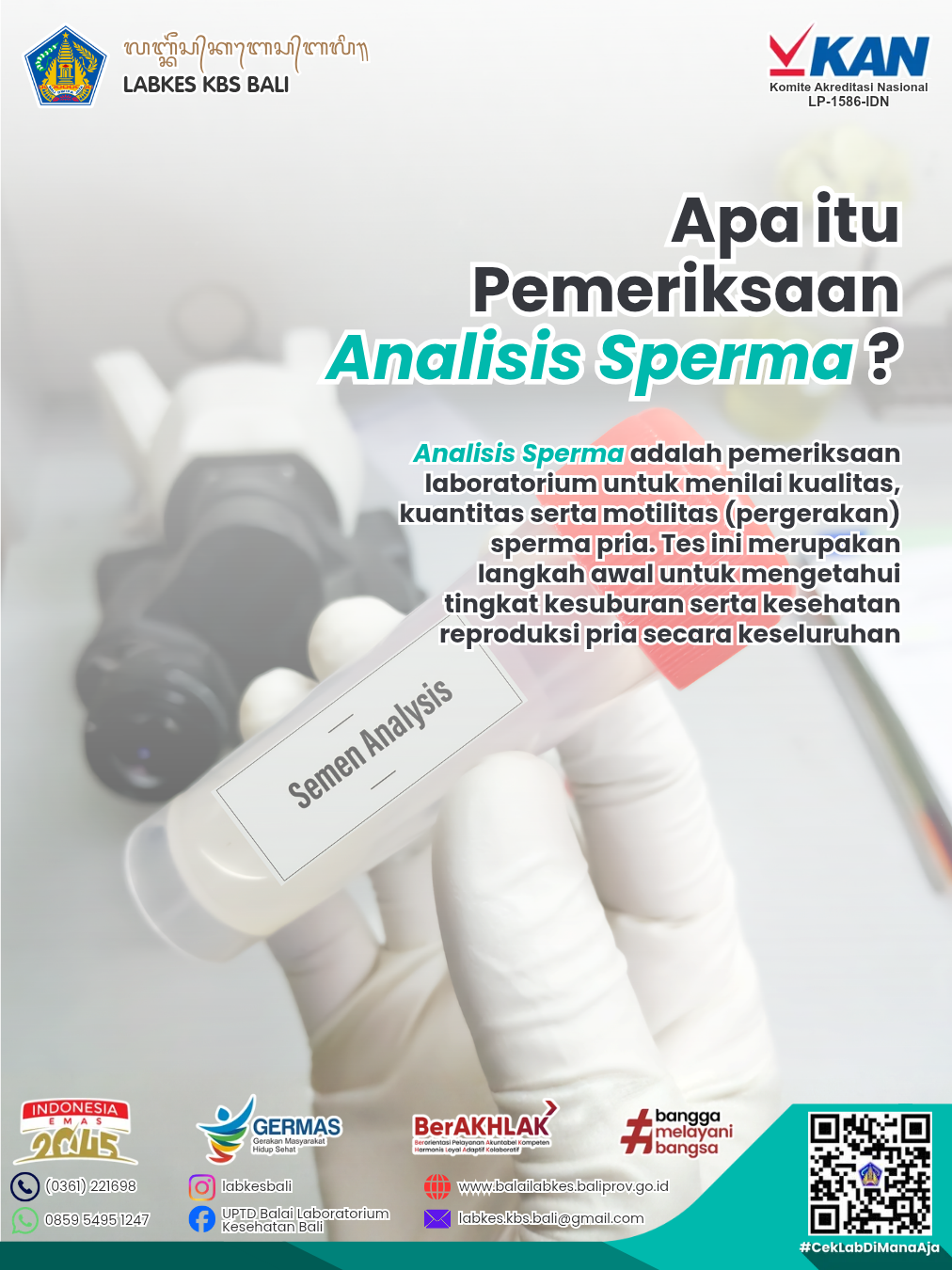 APA ITU PEMERIKSAAN ANALISIS SPERMA ?