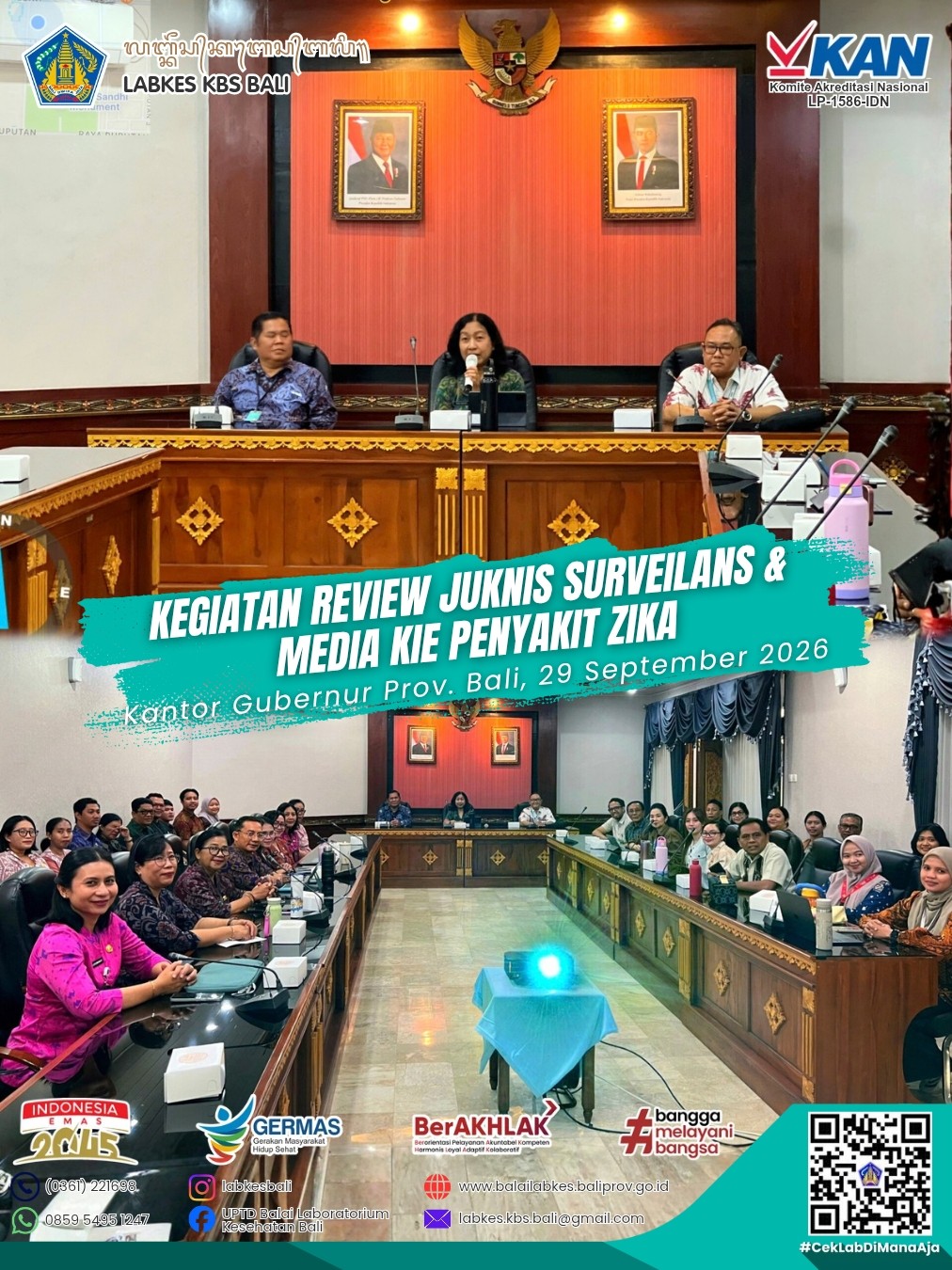 KEGIATAN REVIEW JUKNIS SURVEILANS & MEDIA KIE PENYAKIT ZIKA