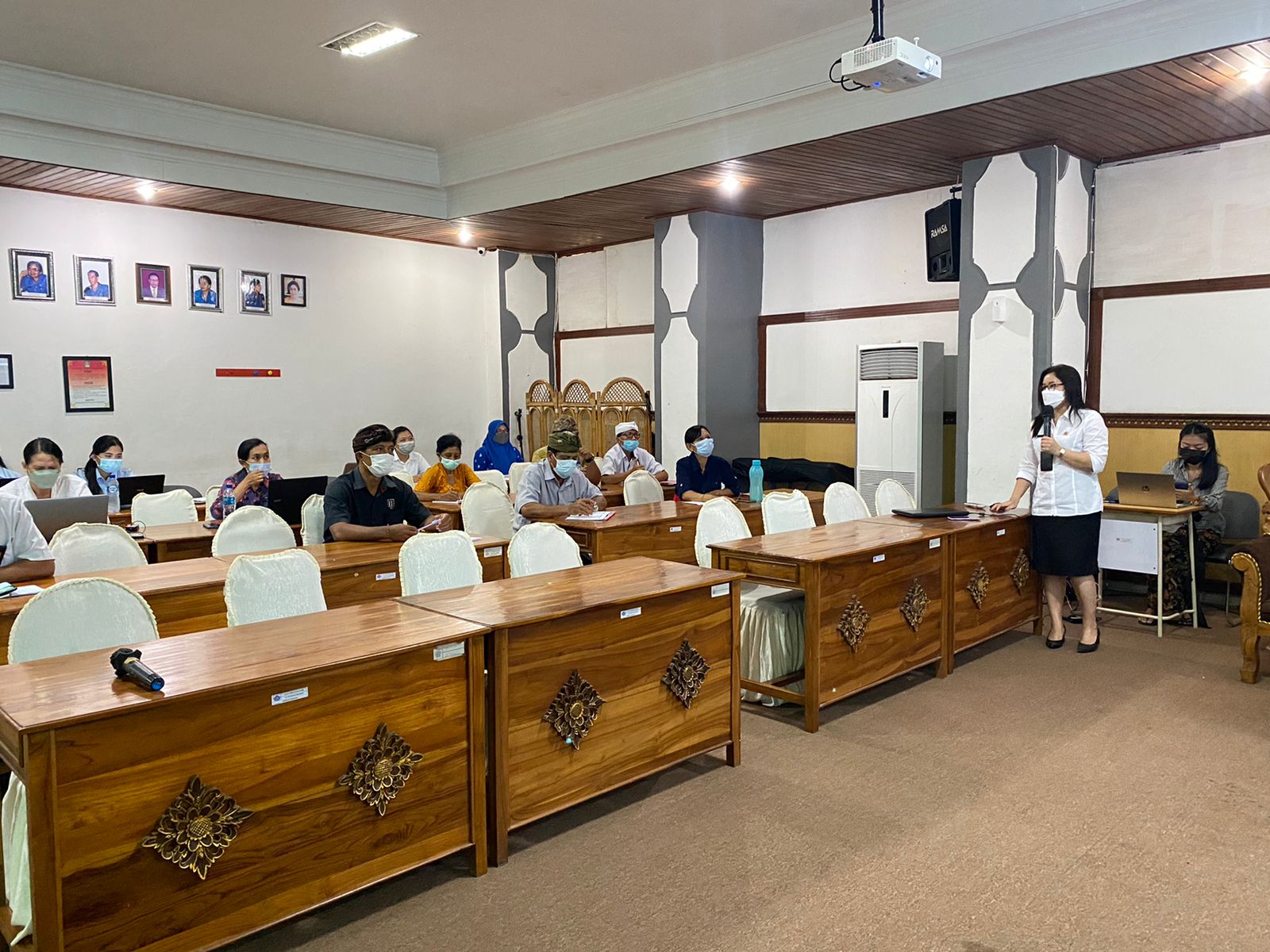 RAPAT RUTIN UPTD BAPELKESMAS DINAS KESEHATAN PROVINSI BALI BULAN MARET TAHUN 2022