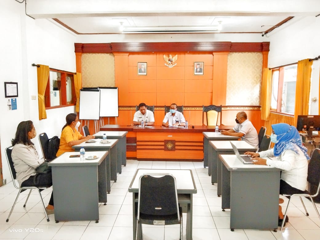PERTEMUAN PERSIAPAN PELATIHAN UJI KOMPETENSI JAFUNG KESEHATAN TAHUN 2022  UPTD BAPELKESMAS DINAS KESEHATAN PROVINSI BALI