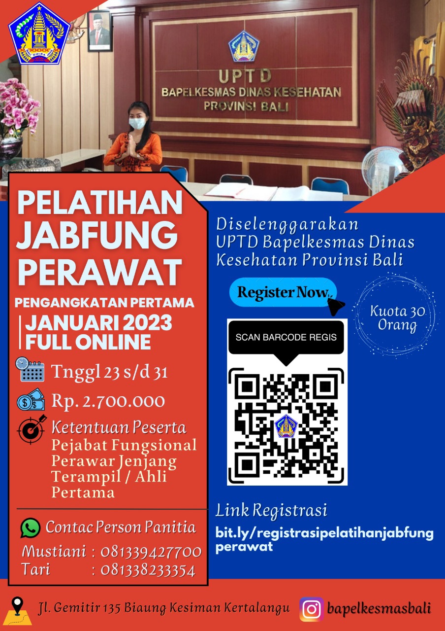 PELATIHAN JAFUNG PERAWAT 23-31 JANUARI 2023