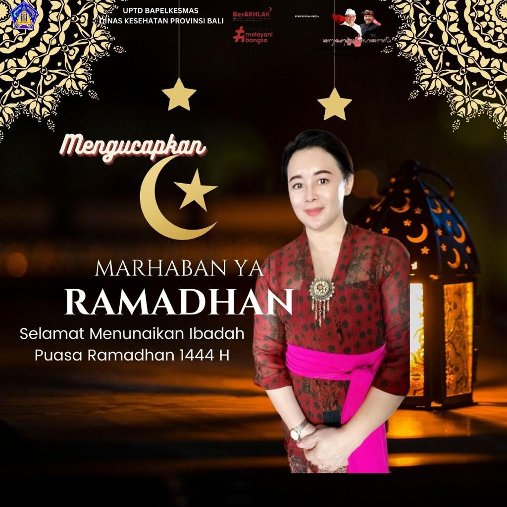 MENGUCAPKAN MARHABAN YA RAMADHAN