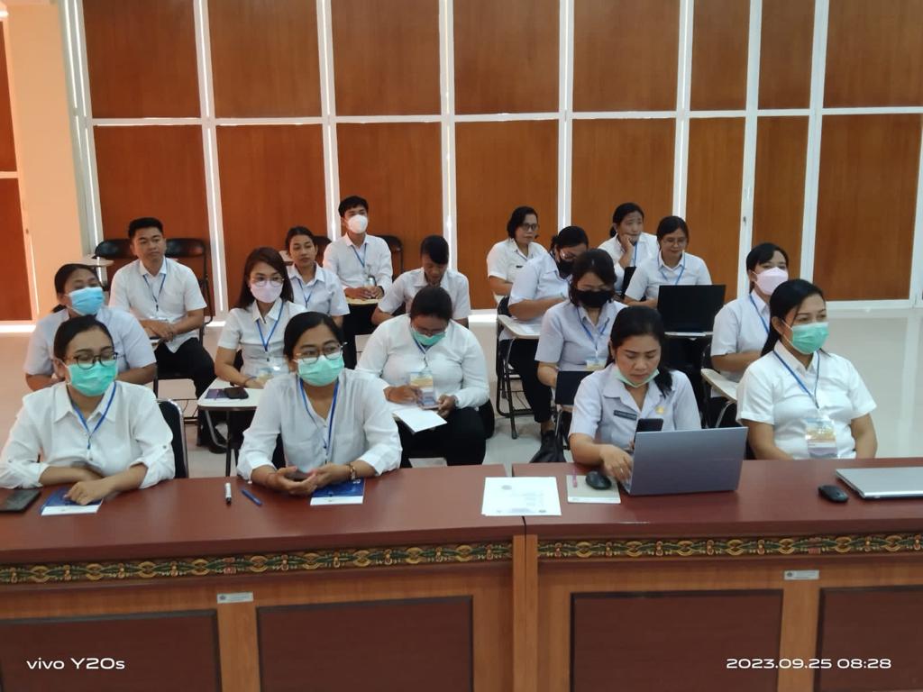 PELATIHAN PELAYANAN KESEHATAN BAGI KORBAN KTP/A TERMASUK TPPO BAGI PETUGAS KESEHATAN KABUPATEN BADUNG TAHUN 2023 UPTD BAPELKESMAS DINAS KESEHATAN PROVINSI BALI 25 SEPTEMBER S/D 29 SEPTEMBER 2023