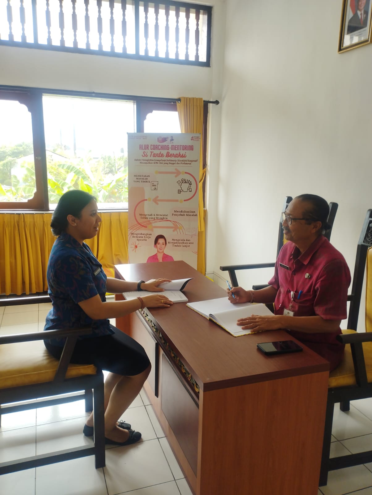 KEGIATAN COACHING/MENTORING UPTD BAPELKESMAS