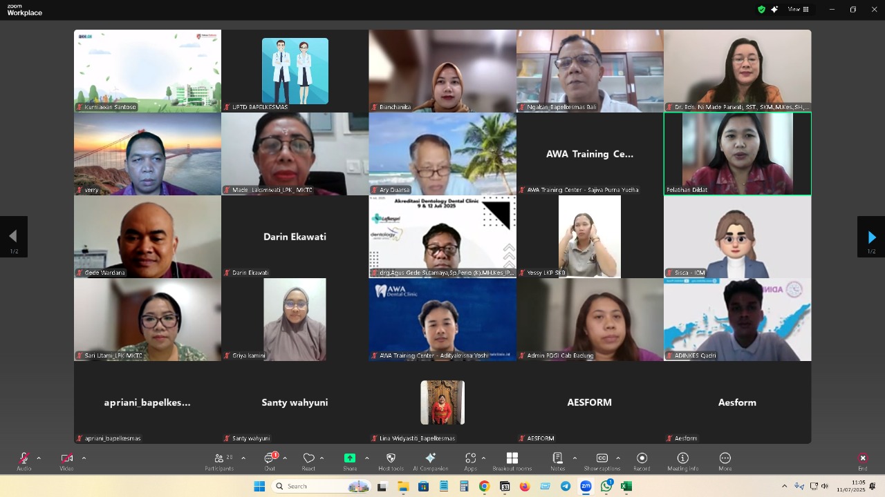 Rapat koordinasi dan Monev pelatihan/workshop dengan mitra diklat.