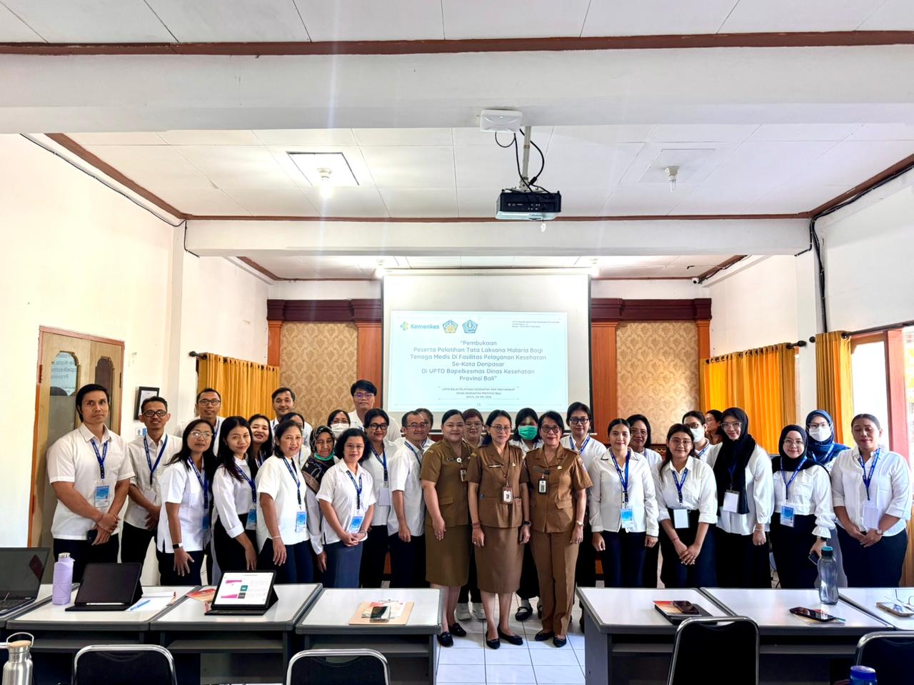 PELATIHAN TATALAKSANA MALARIA BAGI TENAGA MEDIS DI FASILITAS PELAYANAN KESEHATAN KOTA DENPASAR UPTD BAPELKESMAS DINAS KESEHATAN PROVINSI BALI  4 S/D 9 MEI 2026