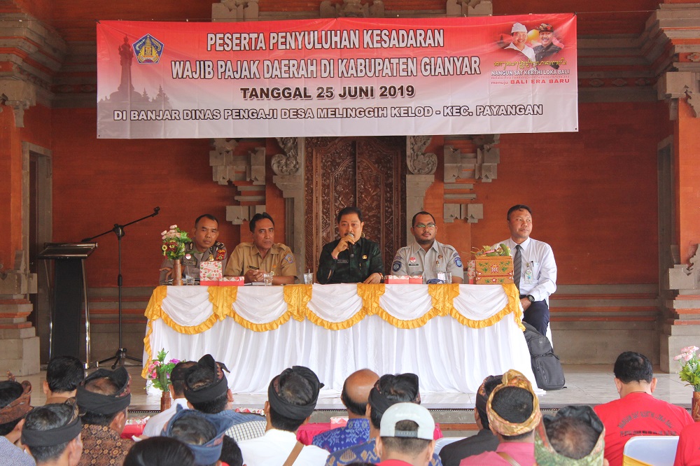 PENYULUHAN KESADARAN WAJIB PAJAK BADAN PENDAPATAN DAERAH PROVINSI BALI DI UPT PPRD KABUPATEN GIANYAR