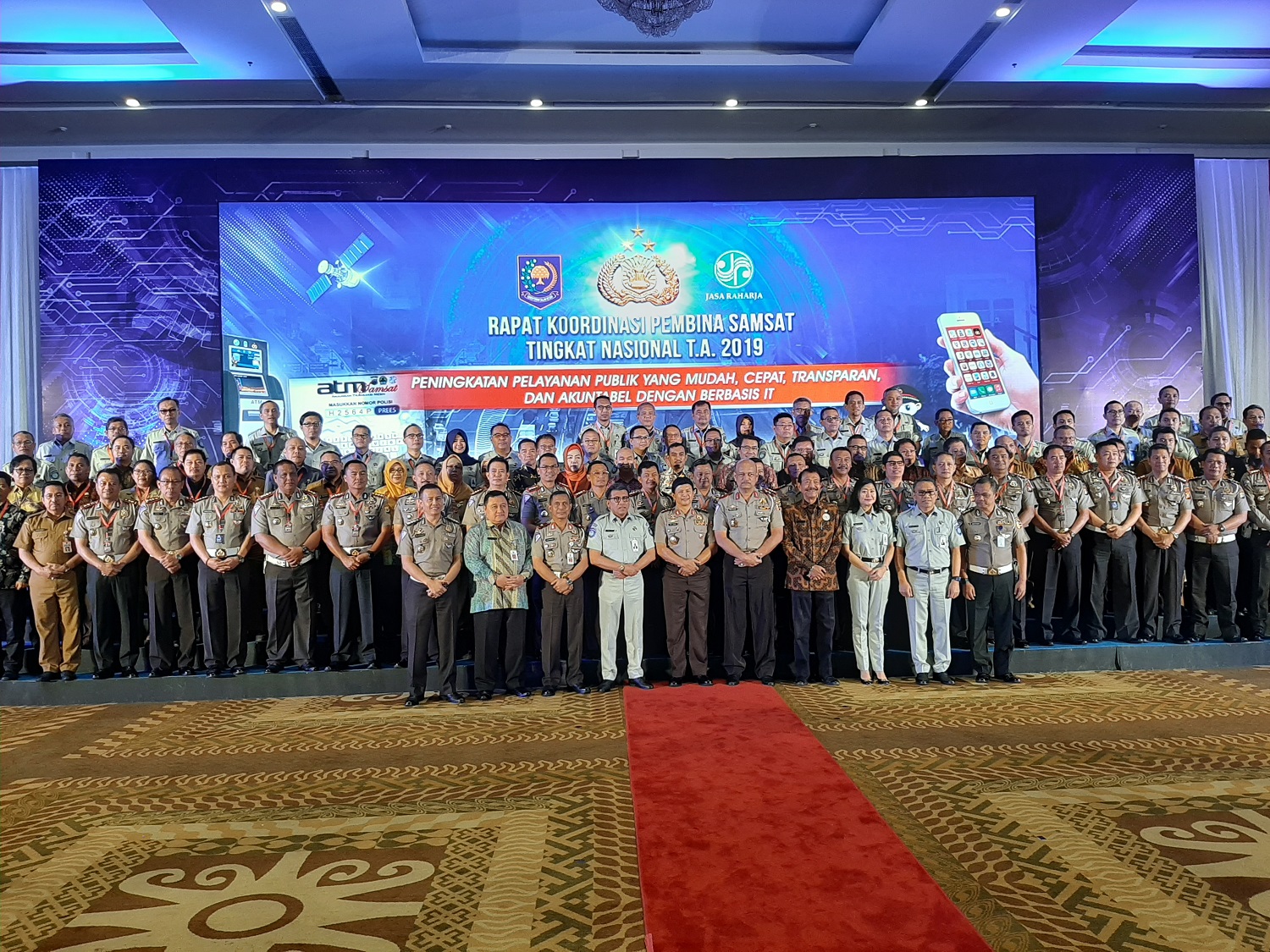 SATUKAN PERSEPSI TEGASKAN KOMITMEN RAKOR TIM PEMBINA SAMSAT NASIONAL 2019