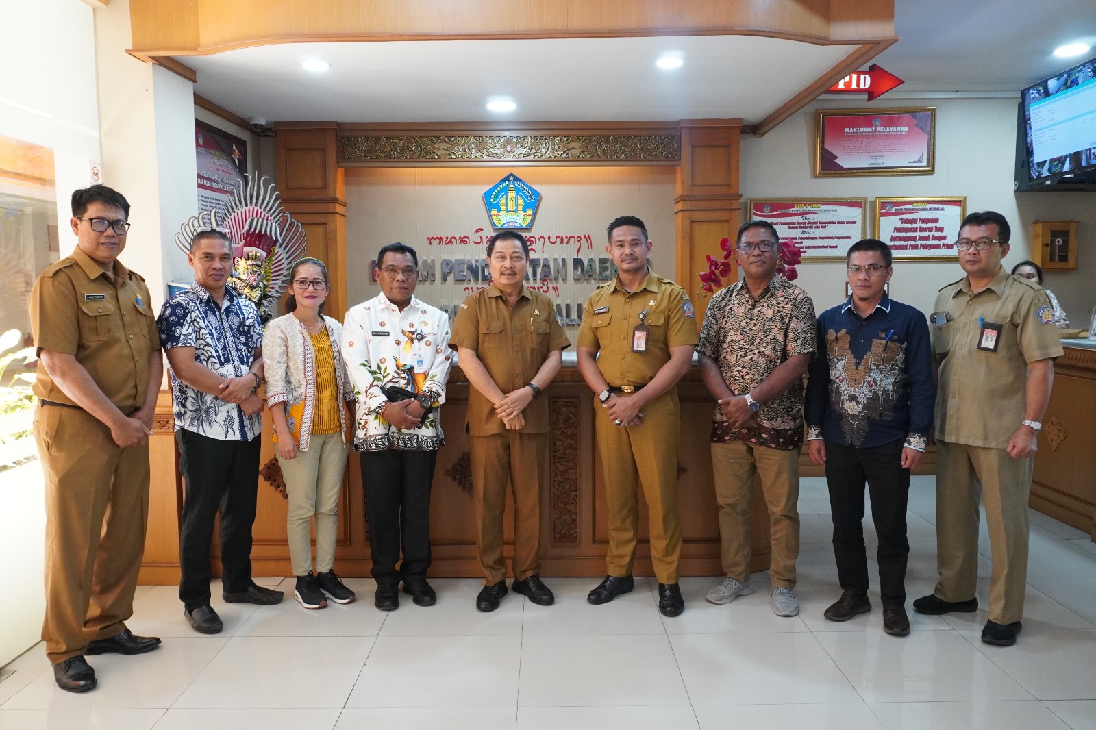 KUNJUNGAN INSPEKTORAT PAPUA TENGAH DI BAPENDA BALI