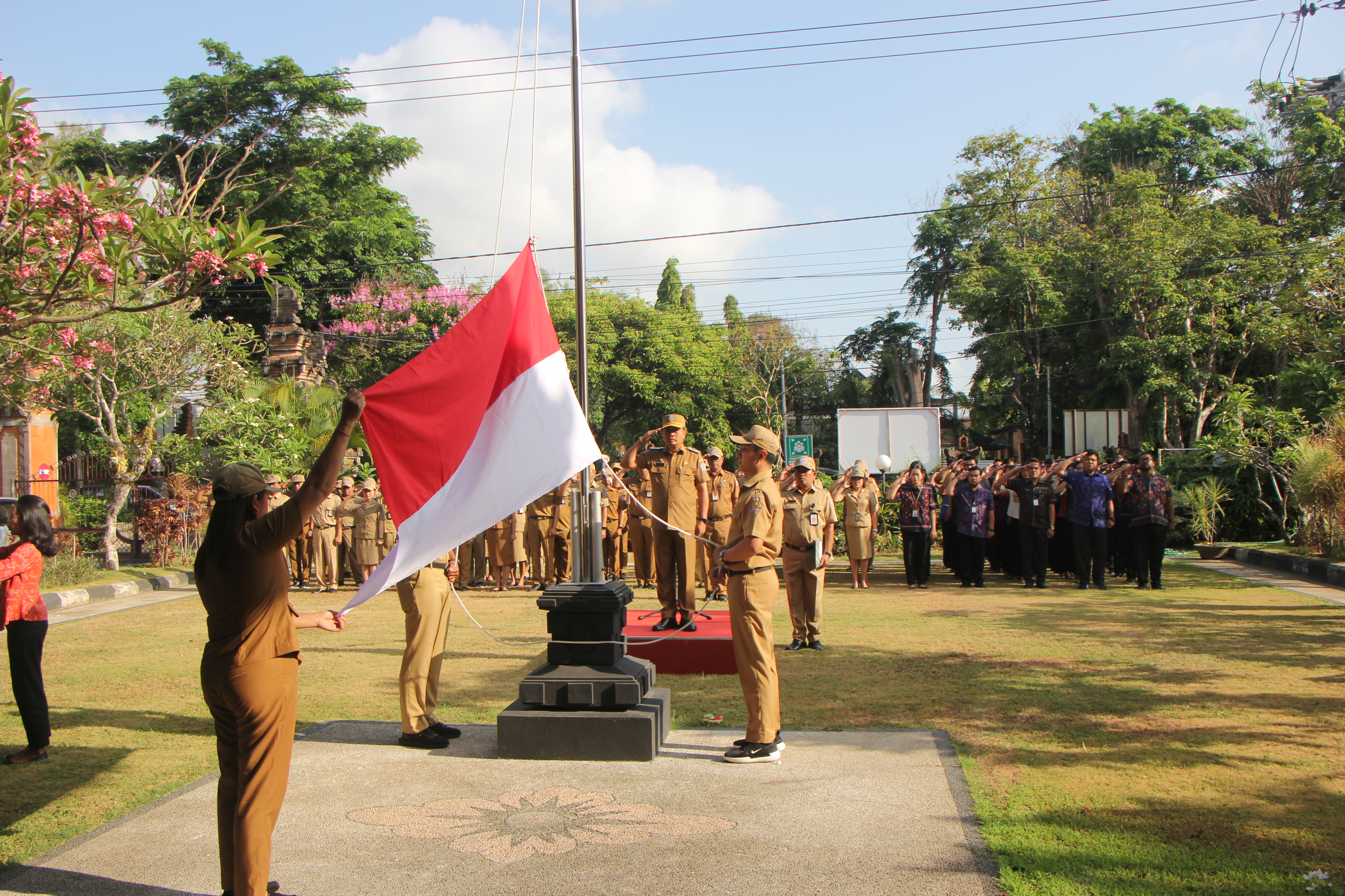 Upacara Bendera dalam rangka memperingati Hari Sumpah Pemuda (HSP) ke 96 Tahun 2024