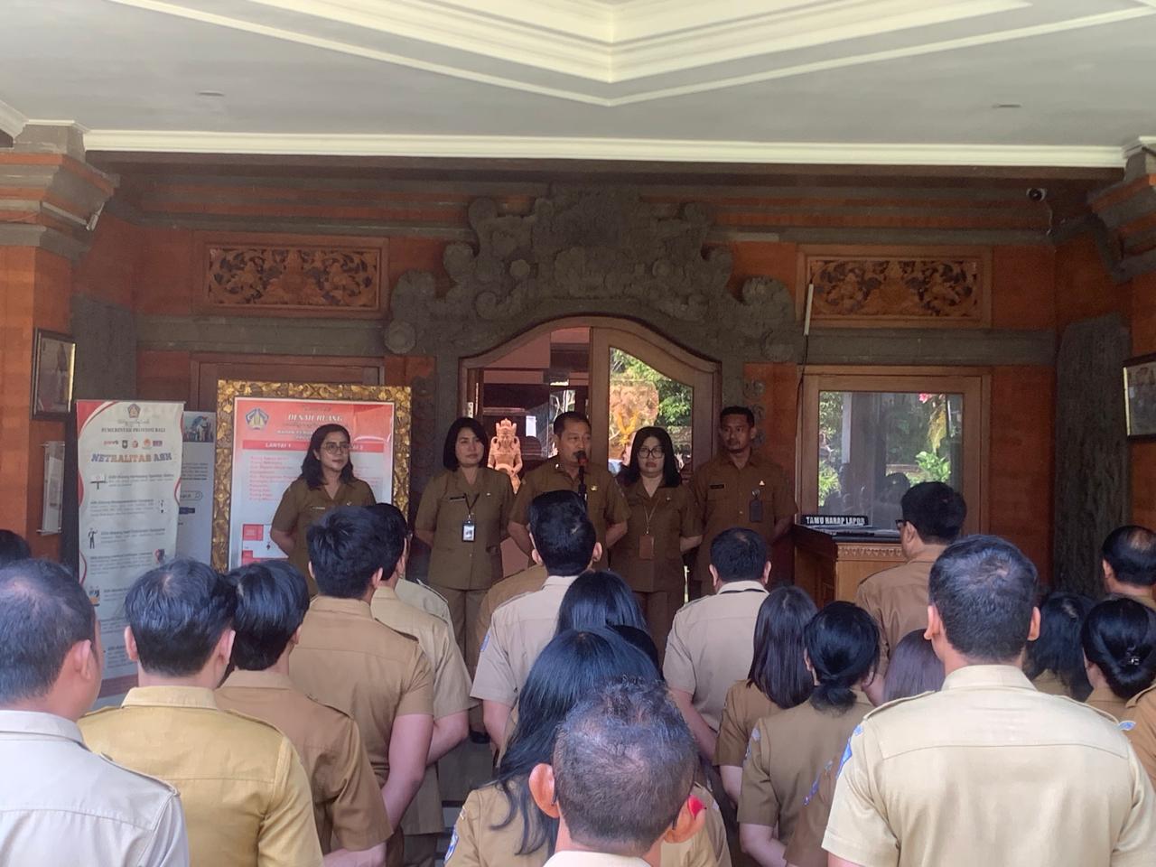 Apel Pagi Badan Pendapatan Daerah Provinsi Bali