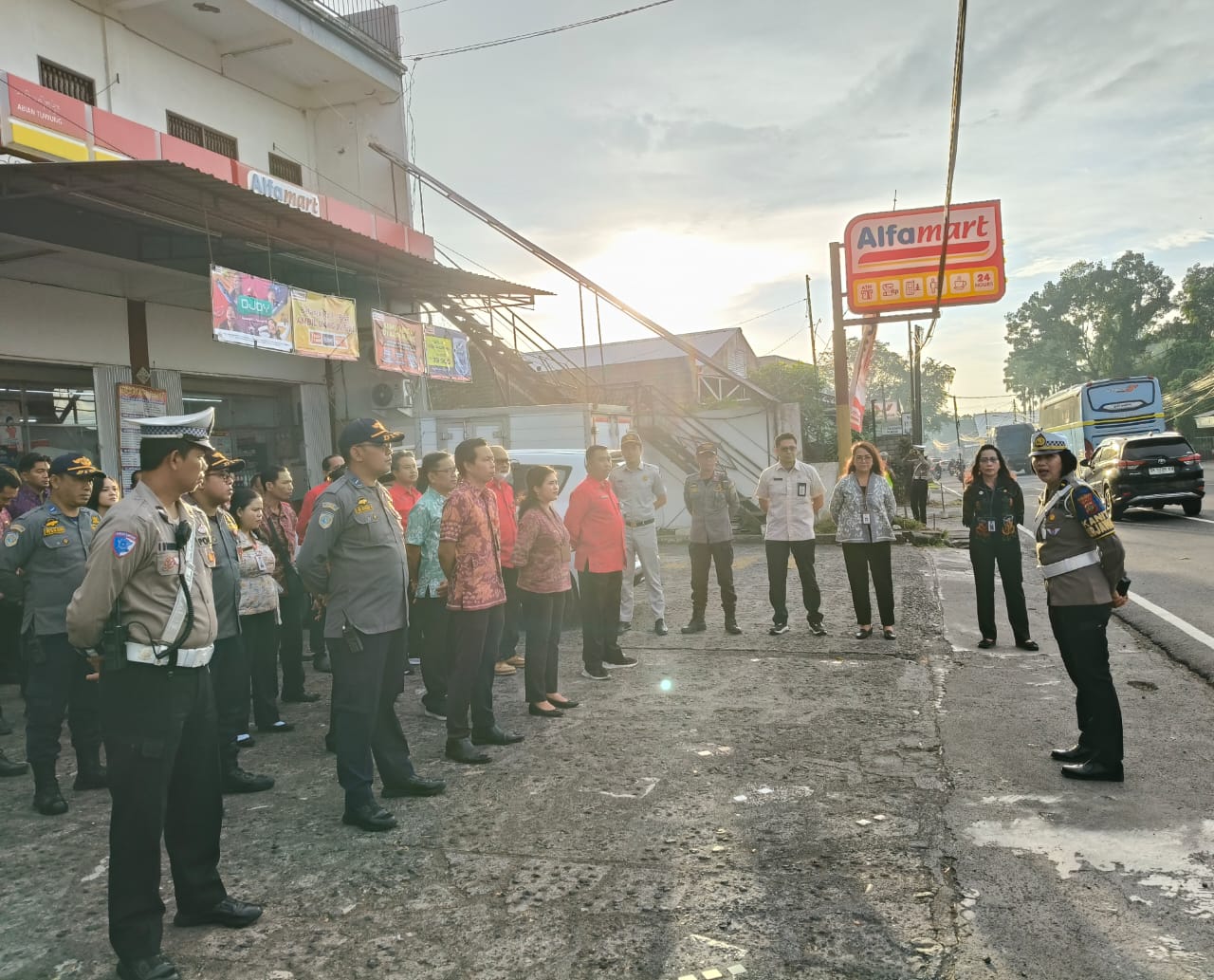 Monitoring dan Evaluasi Operasi Gabungan Pajak Kendaraan Bermotor
