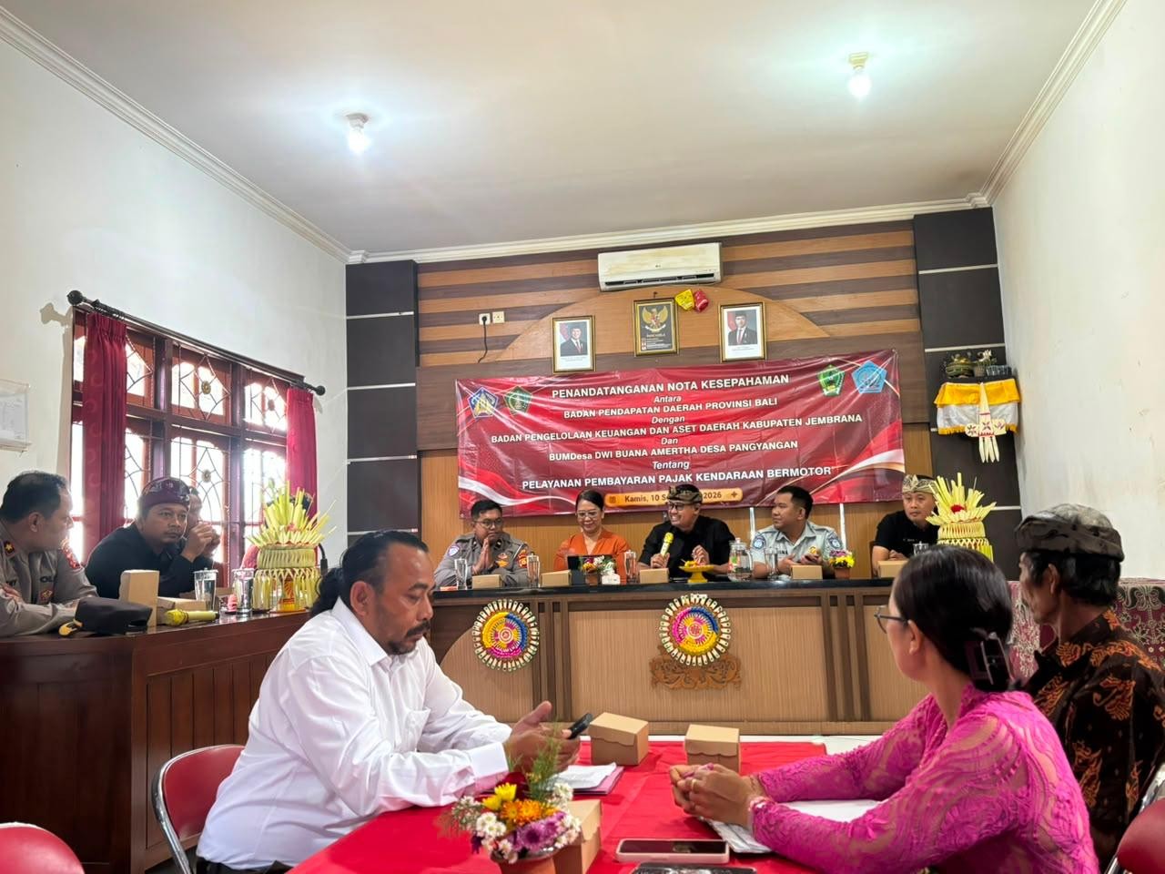 Penandatanganan Nota Kesepahaman dan Peluncuran (Launching) Peresmian Kerjasama Layanan Pembayaran PKB