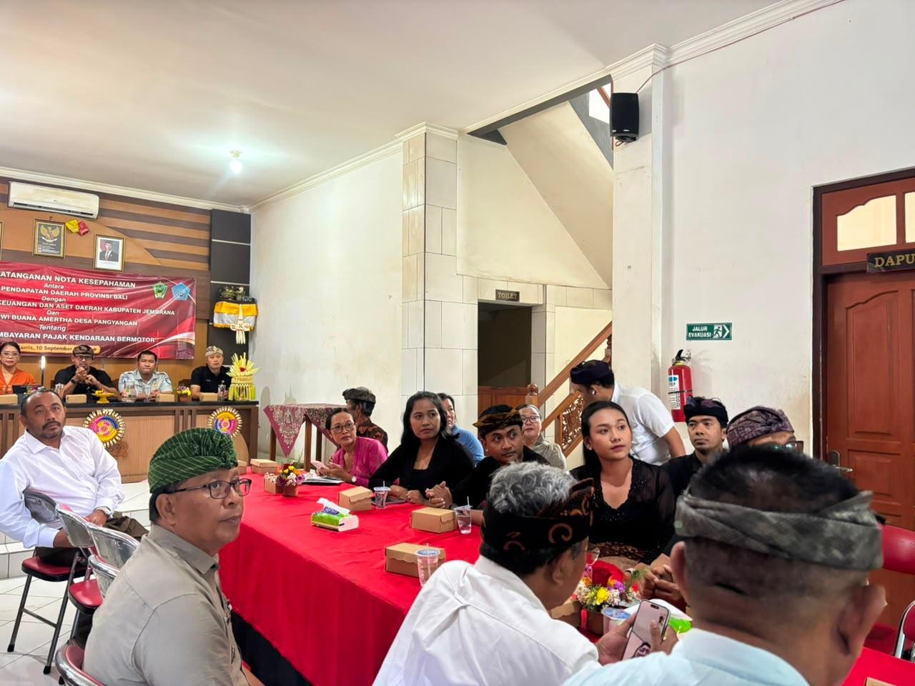 Penandatanganan Nota Kesepahaman dan Peluncuran (Launching) Peresmian Kerjasama Layanan Pembayaran PKB