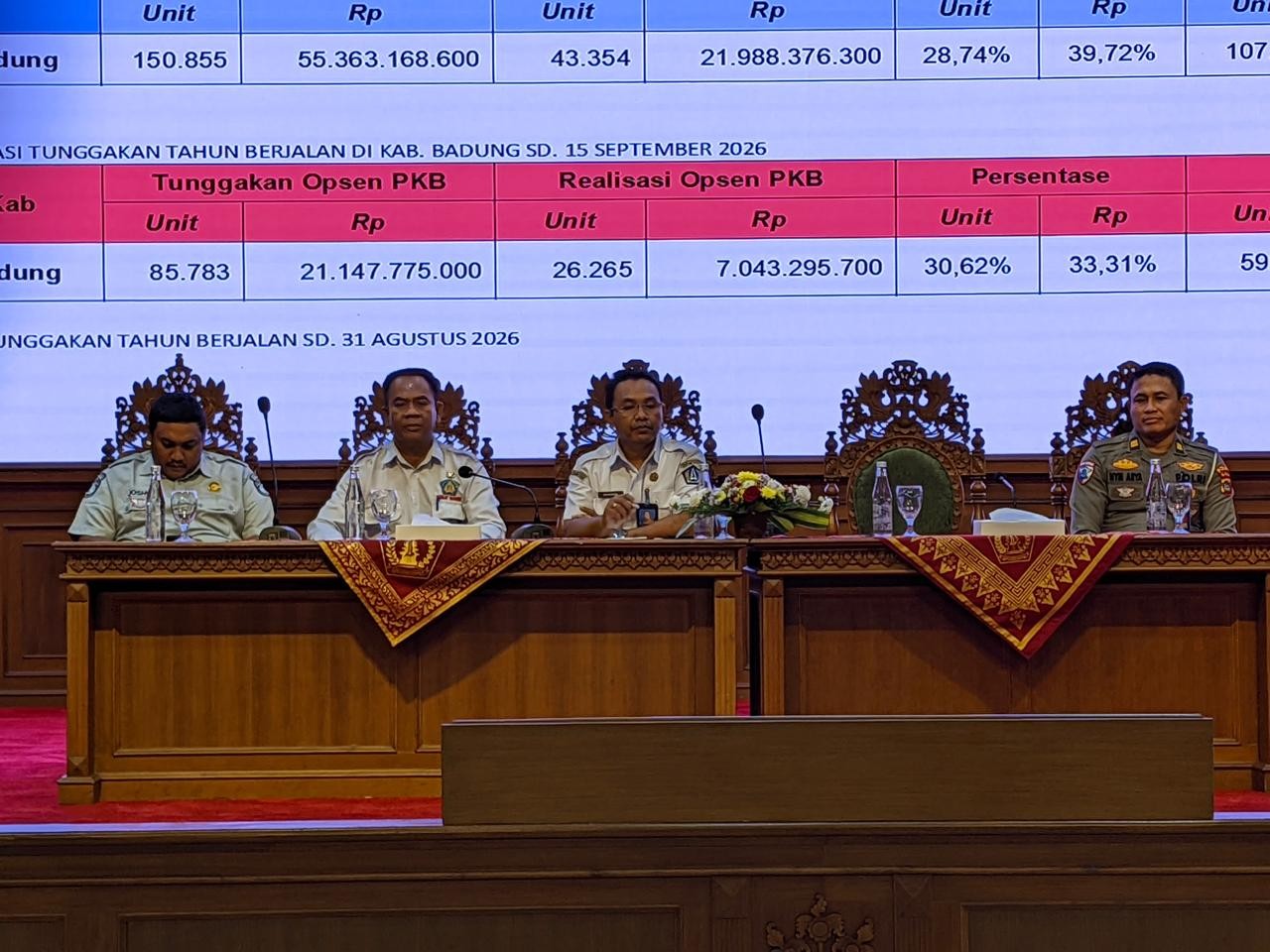 Sosialisasi Peraturan Gubernur Bali Nomor 23 Tahun 2026 tentang Pembebasan Pokok PKB, Sanksi PKB dan Sanksi Opsen PKB