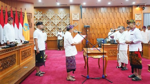 Dilantik Jadi Kadisdikpora, Wesnawa Punia Mendapat Amanat Tuntaskan Konsep SDM Bali Unggul