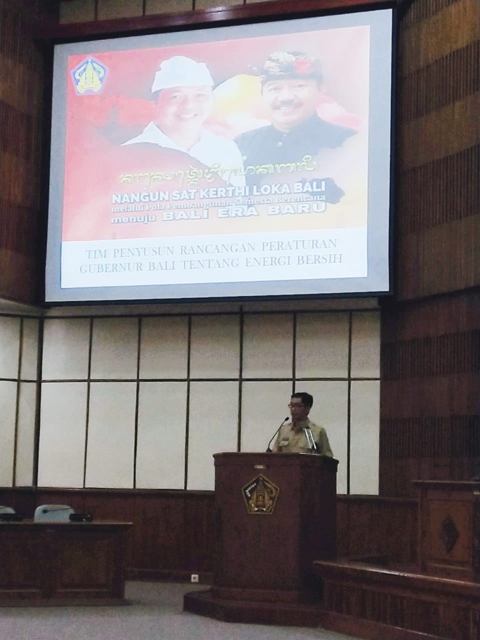 Uji Publik Rancangan Peraturan Gubernur Bali tentang Energi Bersih