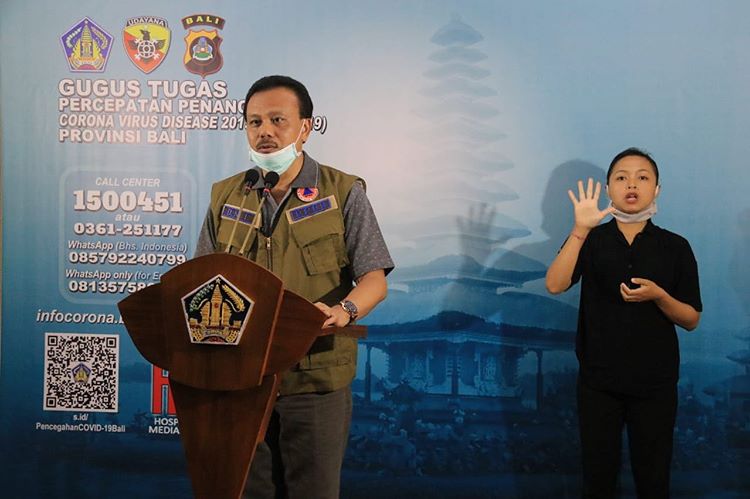 UPDATE PENANGGULANGAN COVID-19 DI PROVINSI BALI – SABTU, 18 APRIL 2020