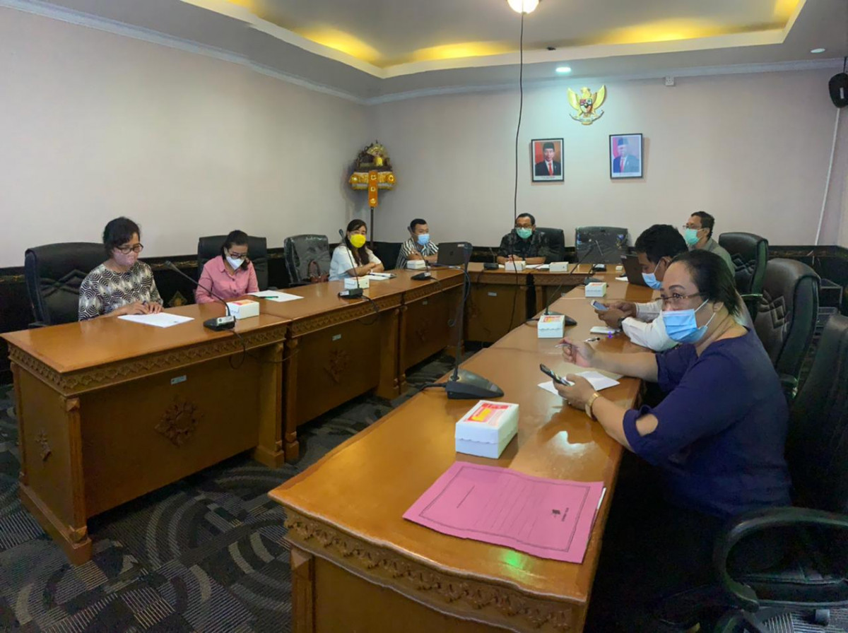 Rapat Pembahasan Ranpergub tentang Pelaksanaan Perda Nomor 2 Tahun 2020