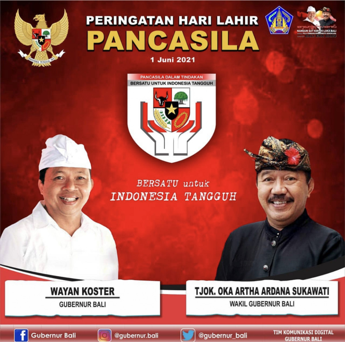 Peringatan Hari Lahirnya PANCASILA 1 Juni 2021