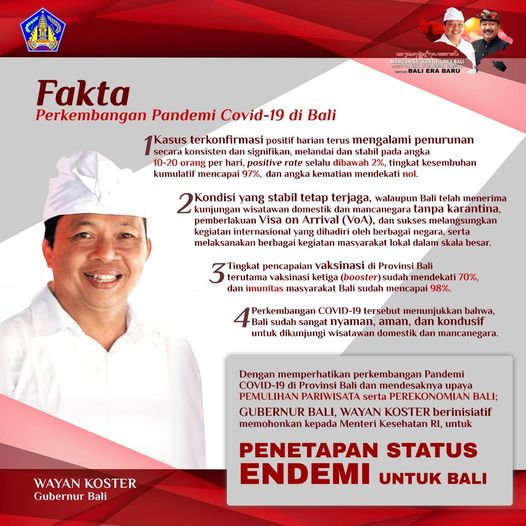 Penetapan Status Endemi untuk Bali