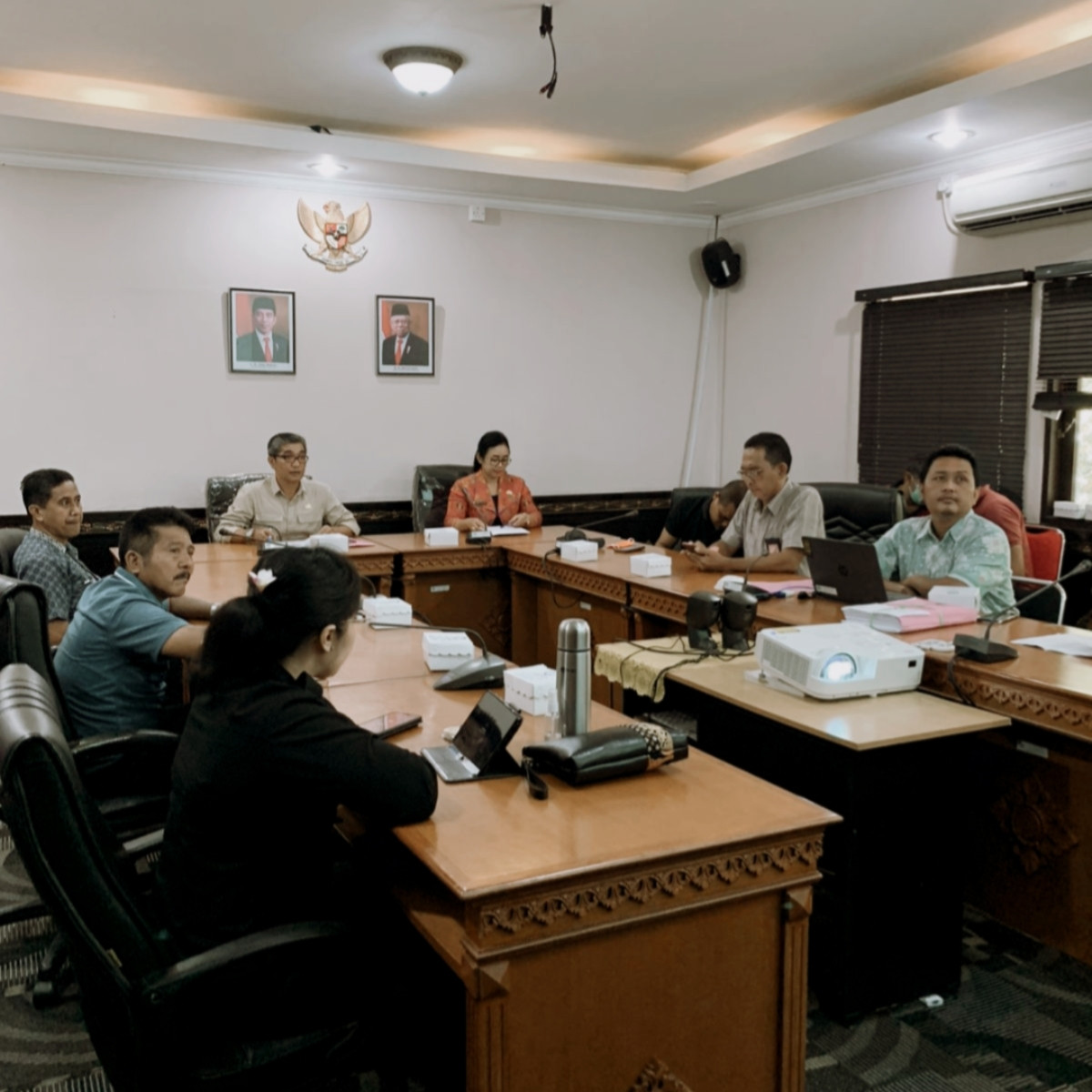 Menerima Koordinasi/Konsultasi Pengelolaan JDIH dari Bagian Hukum Setda Kota Denpasar
