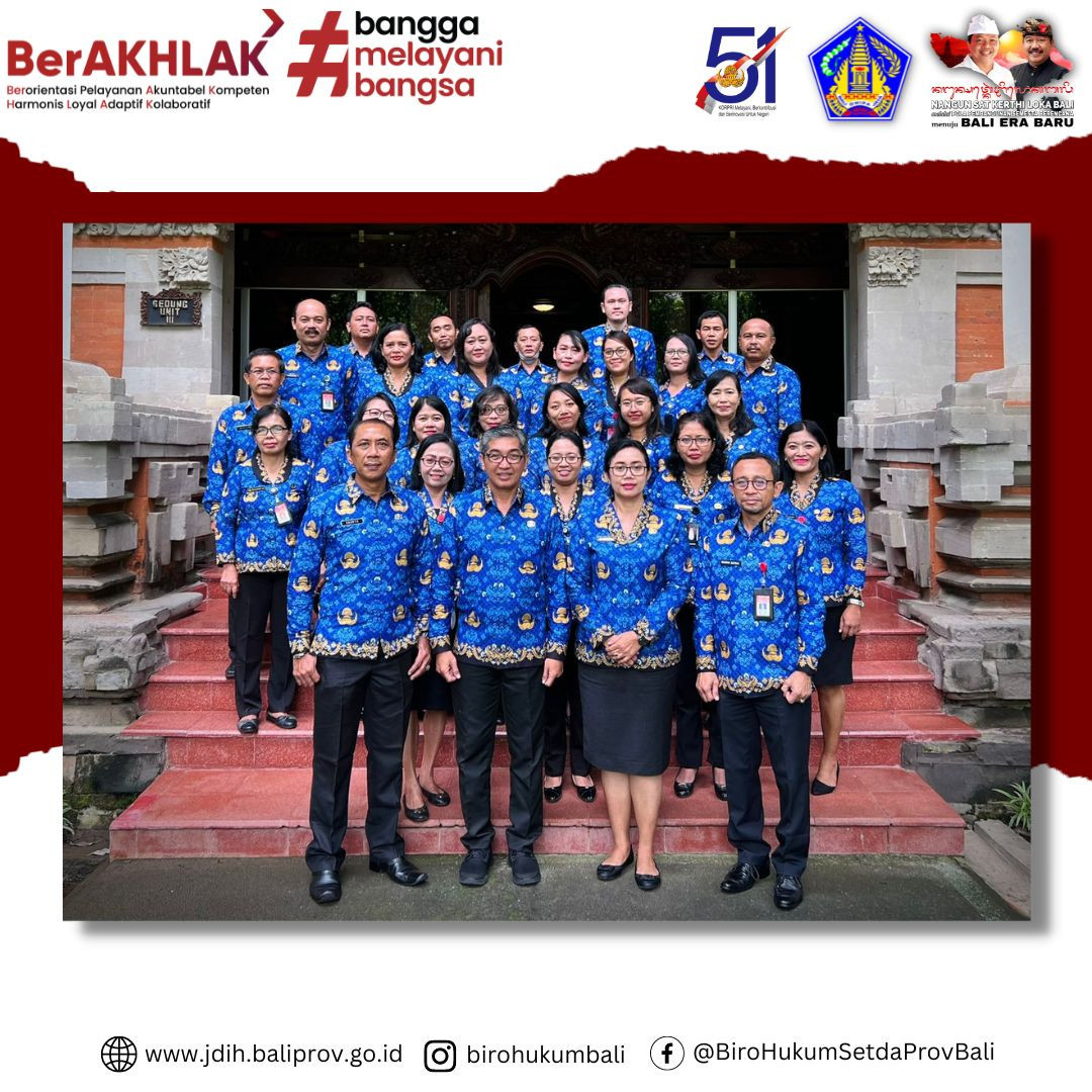 "Selamat Hari KORPRI ke-51. Melayani, Berkontribusi dan Berinovasi untuk Negeri"