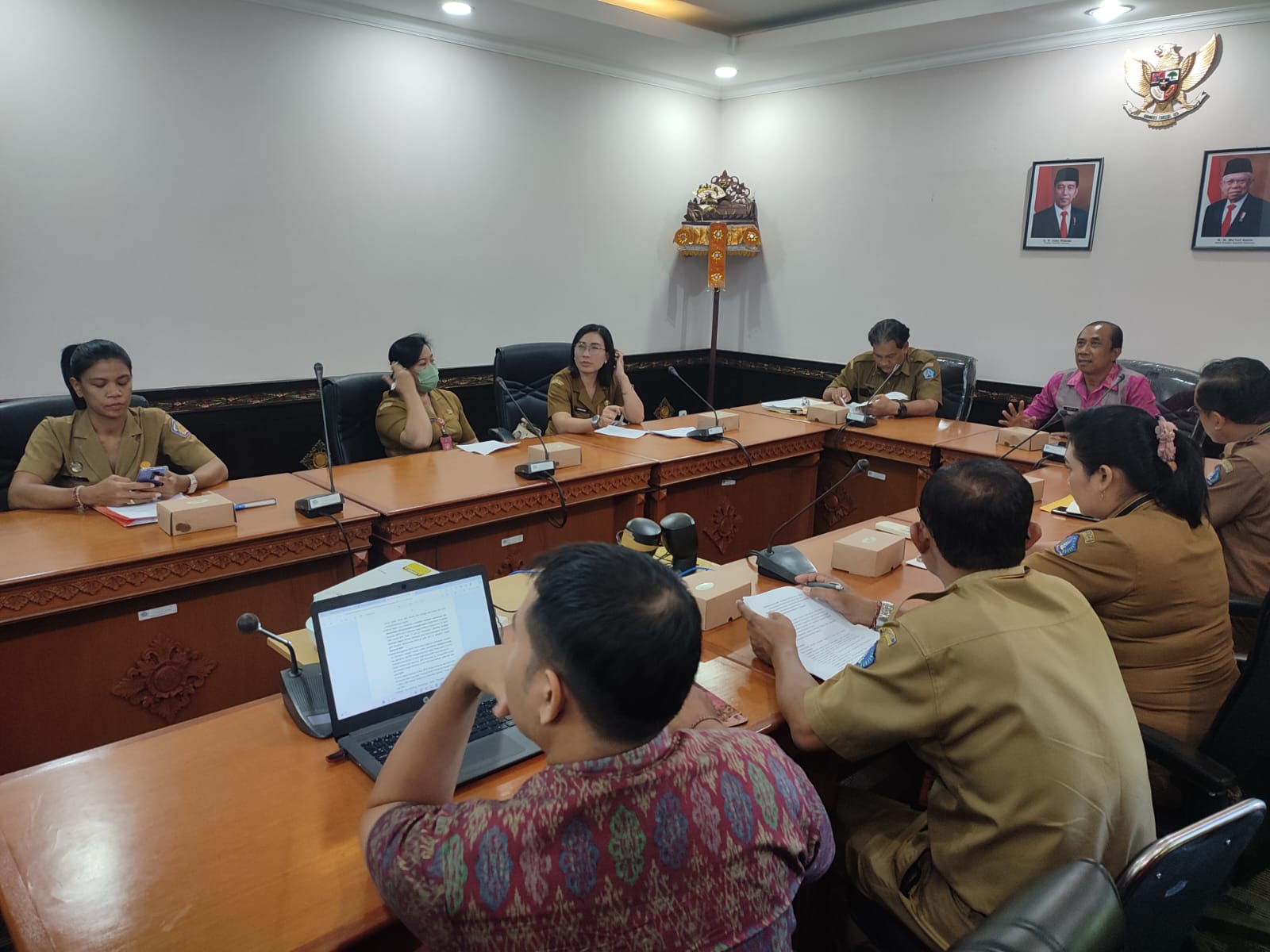 Kegiatan Fasilitasi dan Evaluasi Produk Hukum Kabupaten/Kota