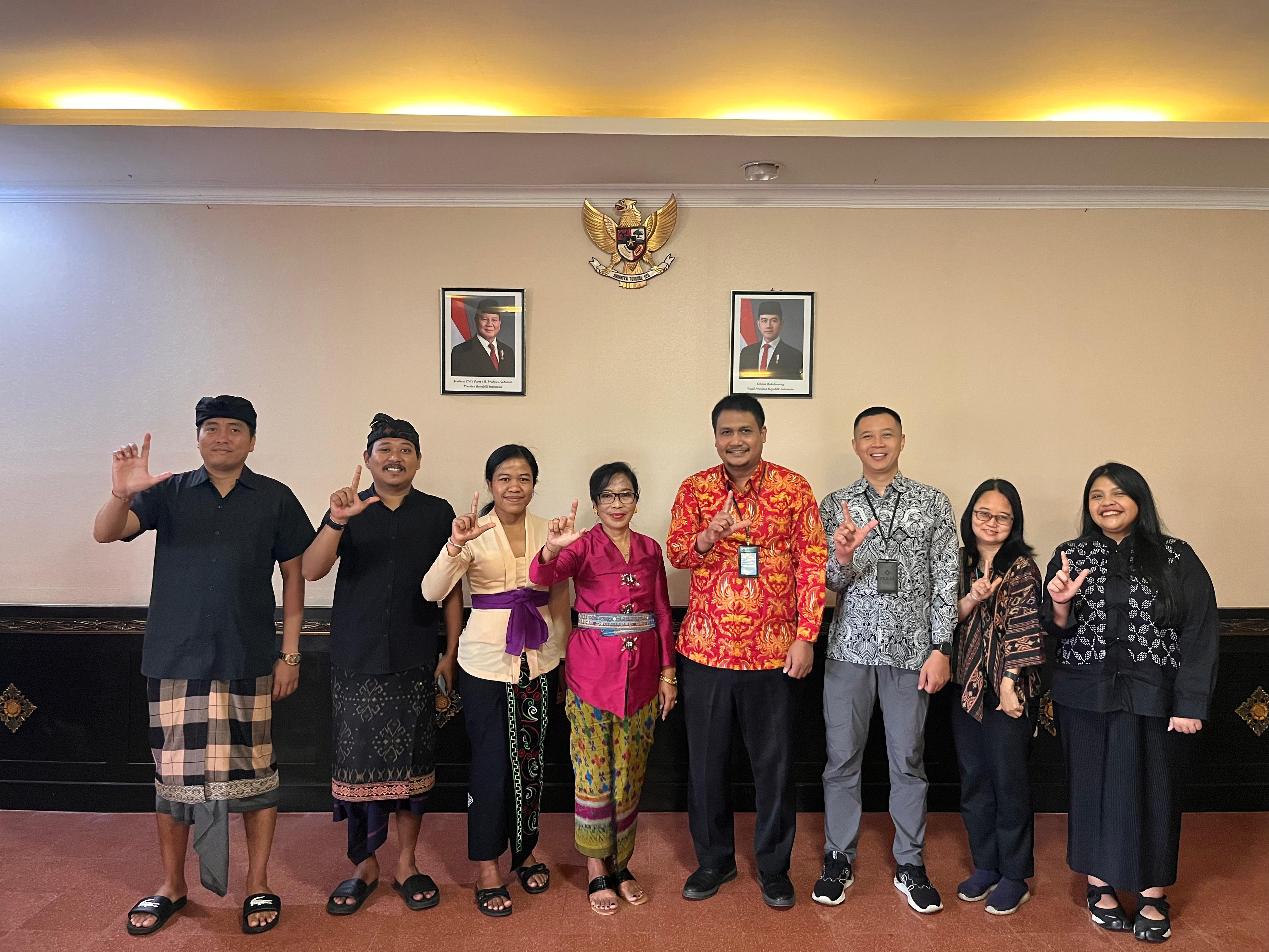 Menerima Kunjungan dari Biro Hukum, Sumber Daya Manusia, dan Organisasi Kementerian Ekonomi Kreatif