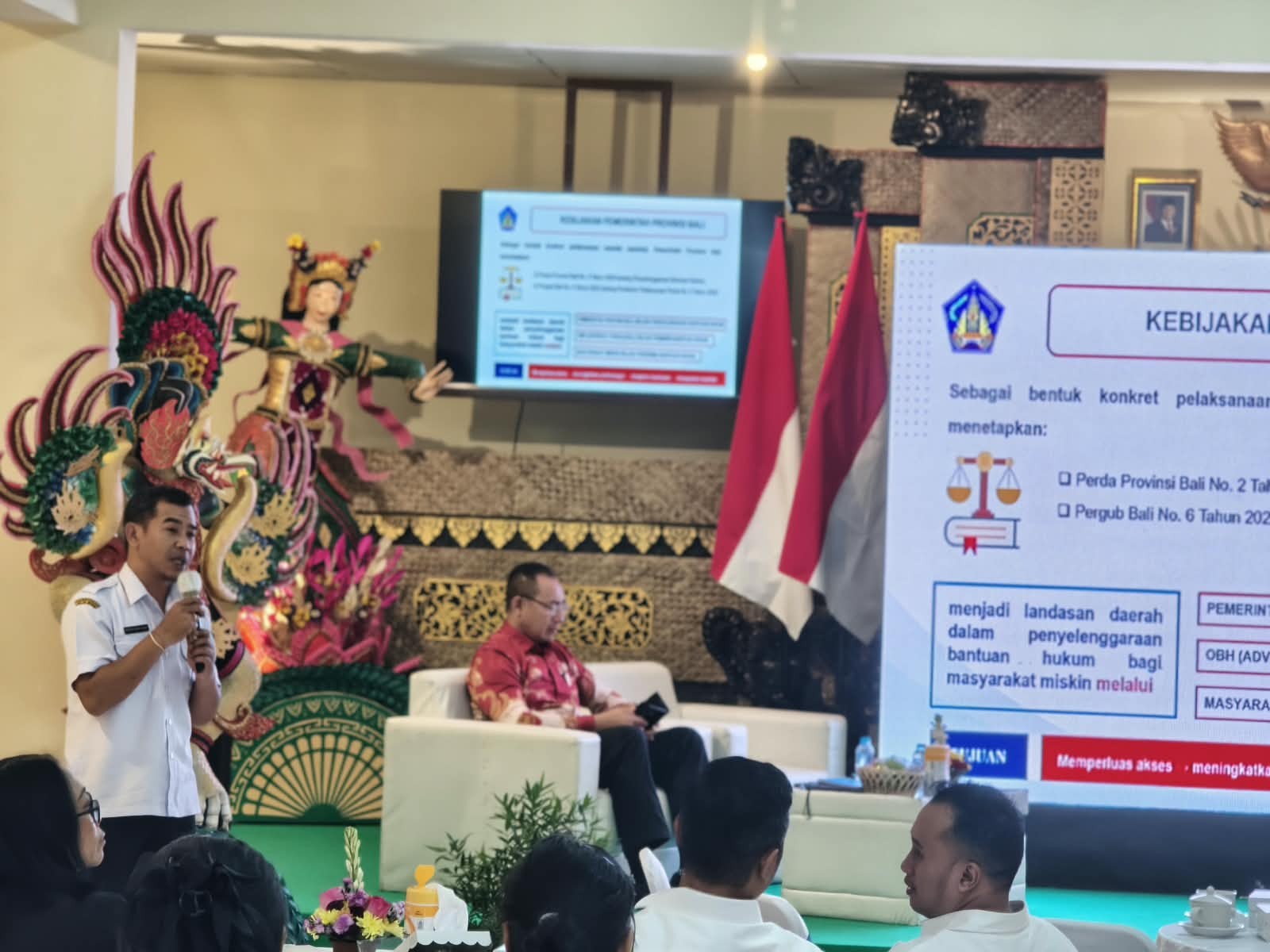 Biro Hukum Setda Provinsi Bali Jadi Narasumber Bimtek Penguatan Akses Keadilan dan Pendampingan Hukum bagi Tahanan