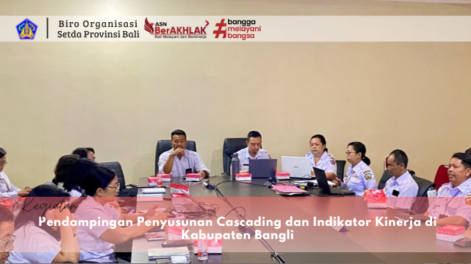 Pendampingan Penyusunan Cascading dan Indikator Kinerja di Kabupaten Bangli