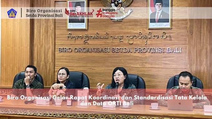 Biro Organisasi Gelar Rapat Koordinasi dan Standardisasi Tata Kelola dan Data ORTI Bali