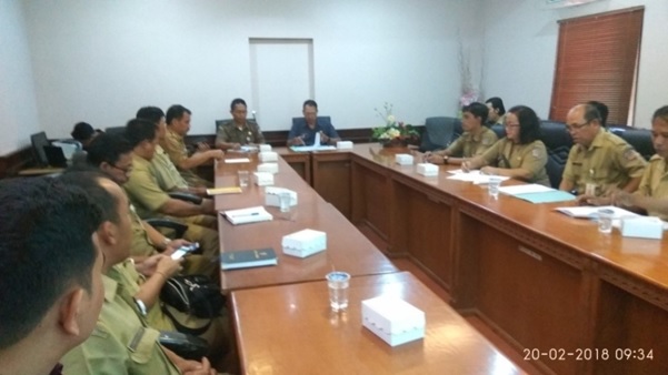 Rapat Evaluasi RUP TA. 2018, Dilaksanakan Pada Selasa 20 Pebruari 2018