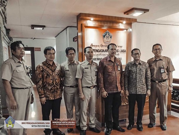 Kunjungan Deputi Pengembangan Dan Pembinaan Sumber Daya Manusia -LKPP RI Ke Biro PBJ Setda Provinsi Bali