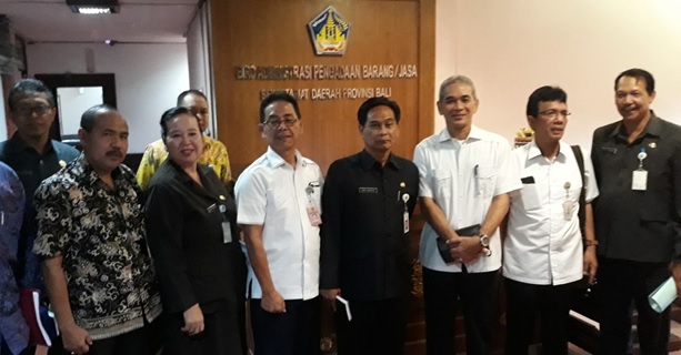 Kepala Biro Administrasi Pengadaan Barang/Jasa Setda Provinsi Bali Menerima Kunjungan Kerja Dari Pemerintah Provinsi Sumatera Selatan
