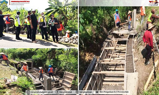 Monitoring Rehabilitasi Jaringan Irigasi Daerah Irigasi Benel di Desa Berangbang, Kecamatan Negara, Kabupaten Jembrana