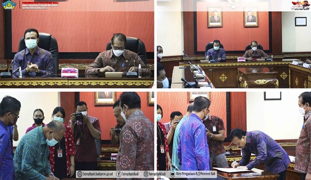 Penandatanganan Perjanjian Kerjasama Peningkatan Kematangan Unit Kerja Pengadaan Barang/Jasa (UKPBJ) Menuju Level 3 (Proaktif)