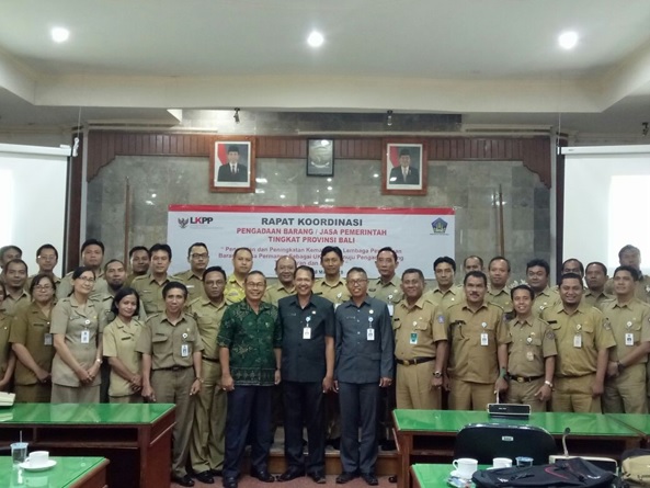 Penutupan Rapat Koordinasi Pengadaan Barang/Jasa Tingkat Provinsi Bali Tahun 2018