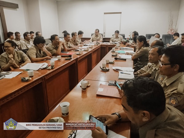 Rapat Koordinasi Pengadaan Barang/Jasa Pemerintah Tingkat Provinsi Bali Tahun 2018