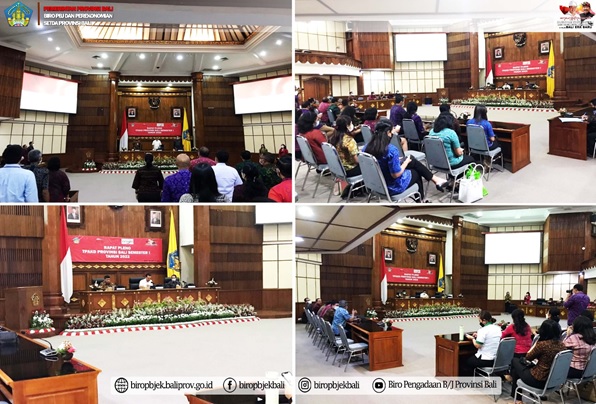 Rapat Pleno Tim Percepatan Akses Keuangan Daerah (TPAKD) Provinsi Bali Semester I Tahun 2022