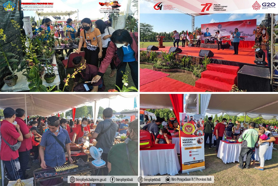 Pasar Rakyat dengan Tema Berbelanja dan Berbagi