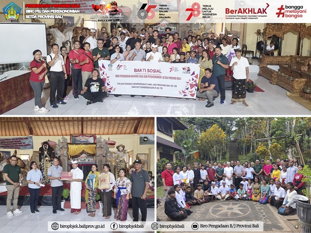 Bakti Sosial Memperingati Hari Jadi Provinsi Bali Ke-65 (14 Agustus 2023) dan Hari Kemerdekaan RI Ke-78 (17 Agustus 2023)