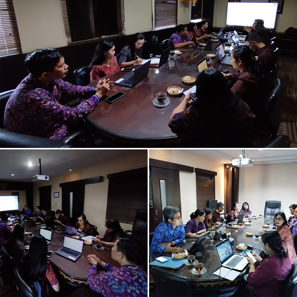 Kegiatan Diskusi Pengisian Kuesioner pada Website APIK-P3DN Semester II Tahun 2023 pada Provinsi Bali