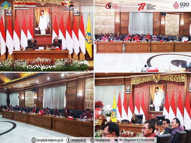 High Level Meeting (HLM) Tim Pengendalian Inflasi Daerah (TPID) Provinsi Bali, Menjelang Hari Raya Natal dan Tahun Baru 2023