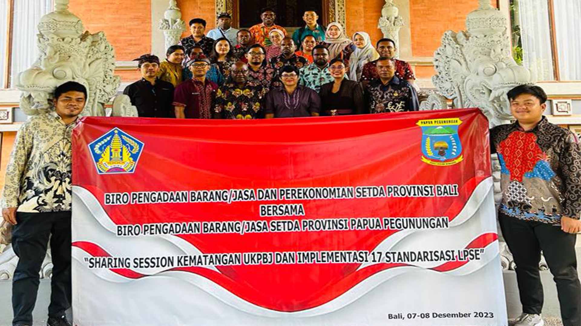 Penerimaan Studi Tiru UKPBJ Pemprov Papua Pegunungan