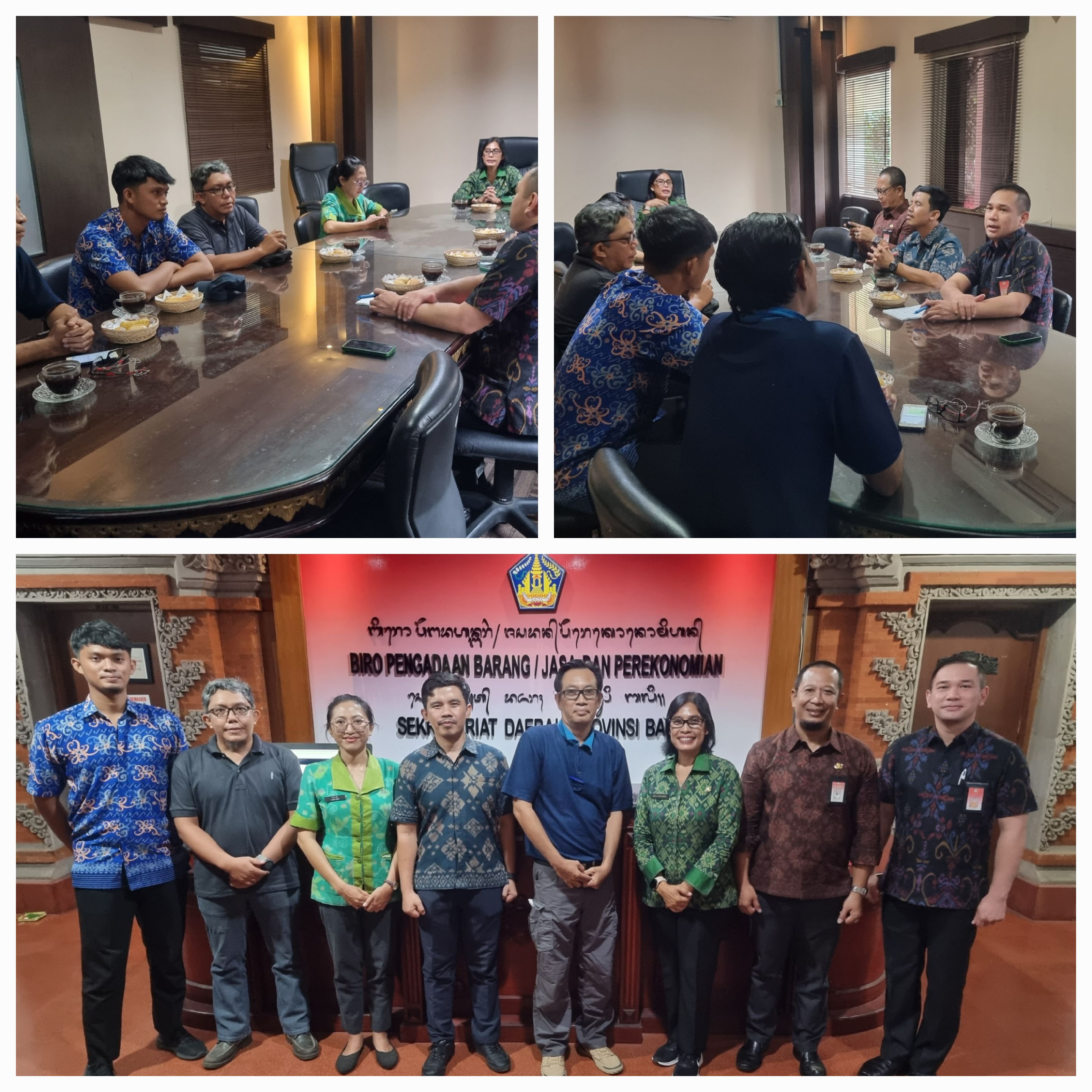 Biro Pengadaan Barang/Jasa dan Perekonomian Provinsi Bali menerima Kunjungan dari Bagian Pengadaan Barang dan Jasa Setda Kota Tarakan