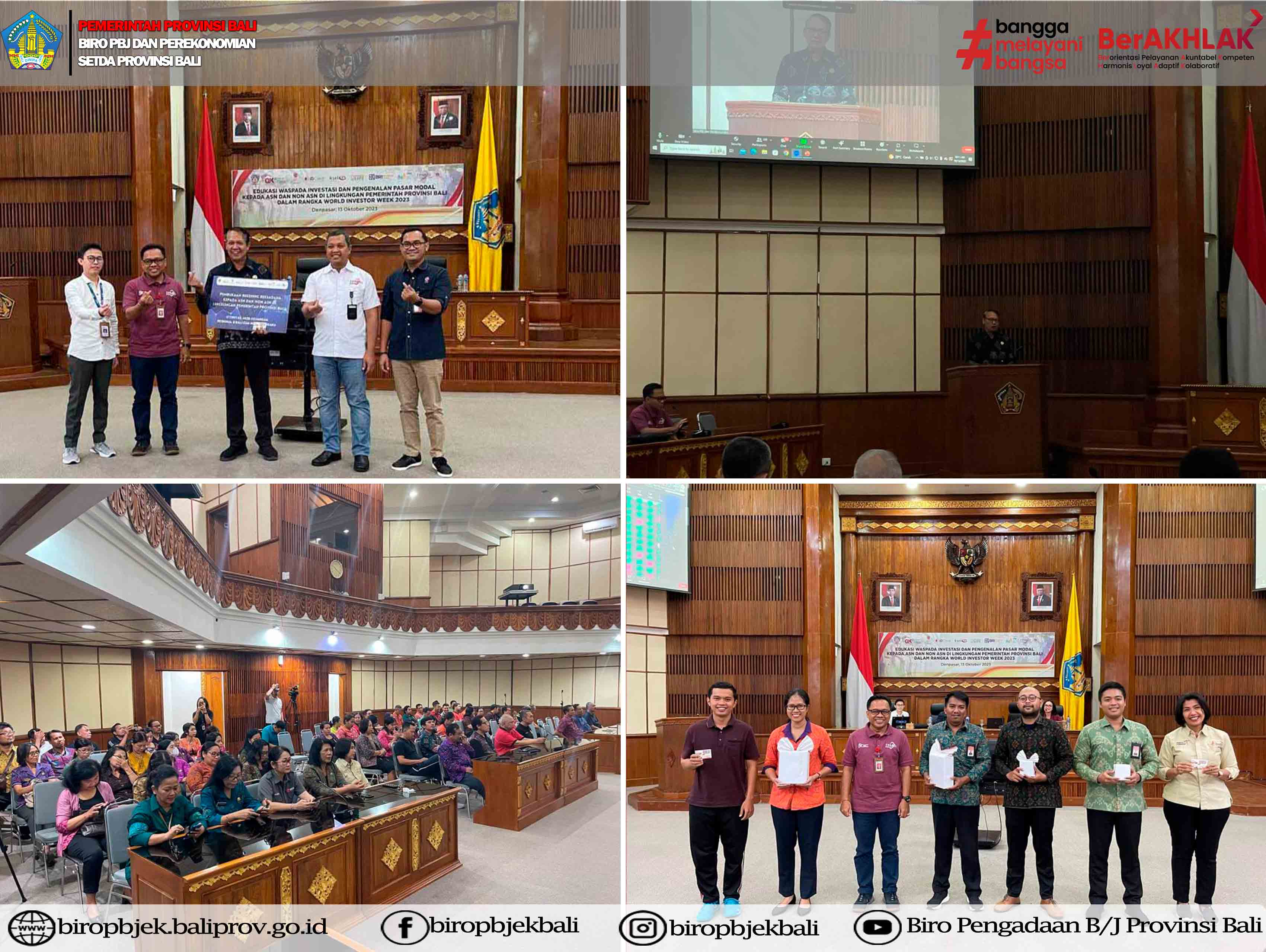 Kegiatan Literasi dan Inklusi Pasar kepada ASN dan Non ASN Pemerintah Provinsi Bali